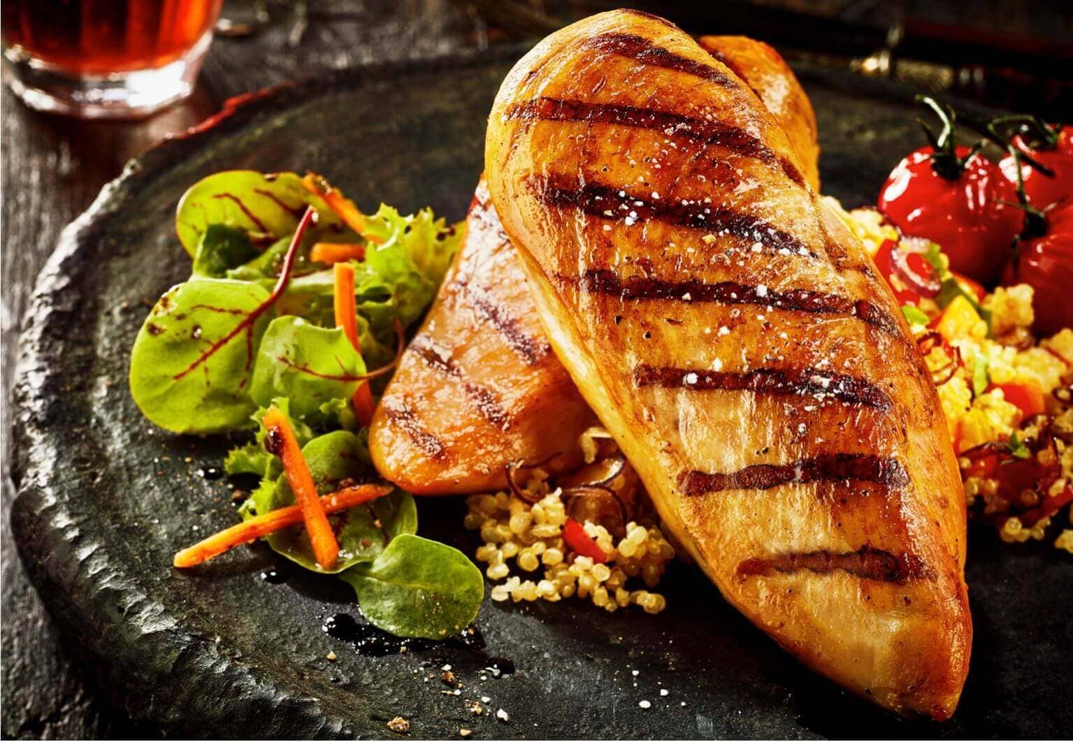 Poulet grillé au sirop d'érable
