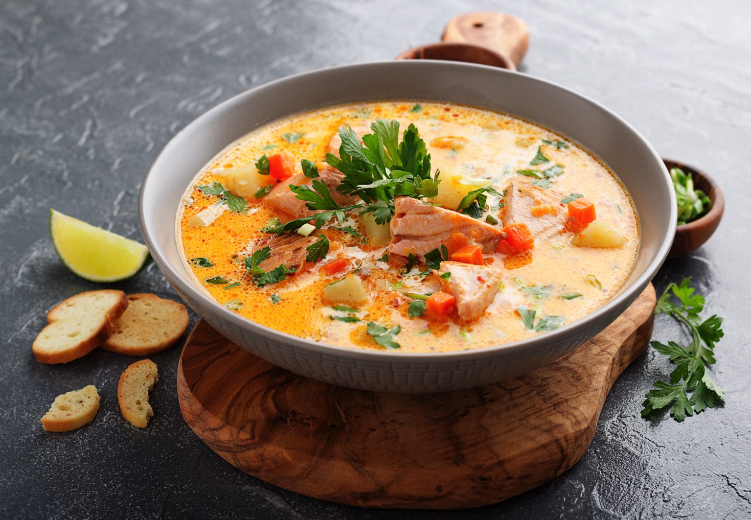 Soupe de poisson québécoise