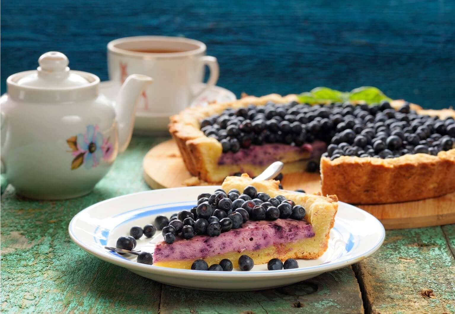 Tarte aux bleuets - recette canadienne