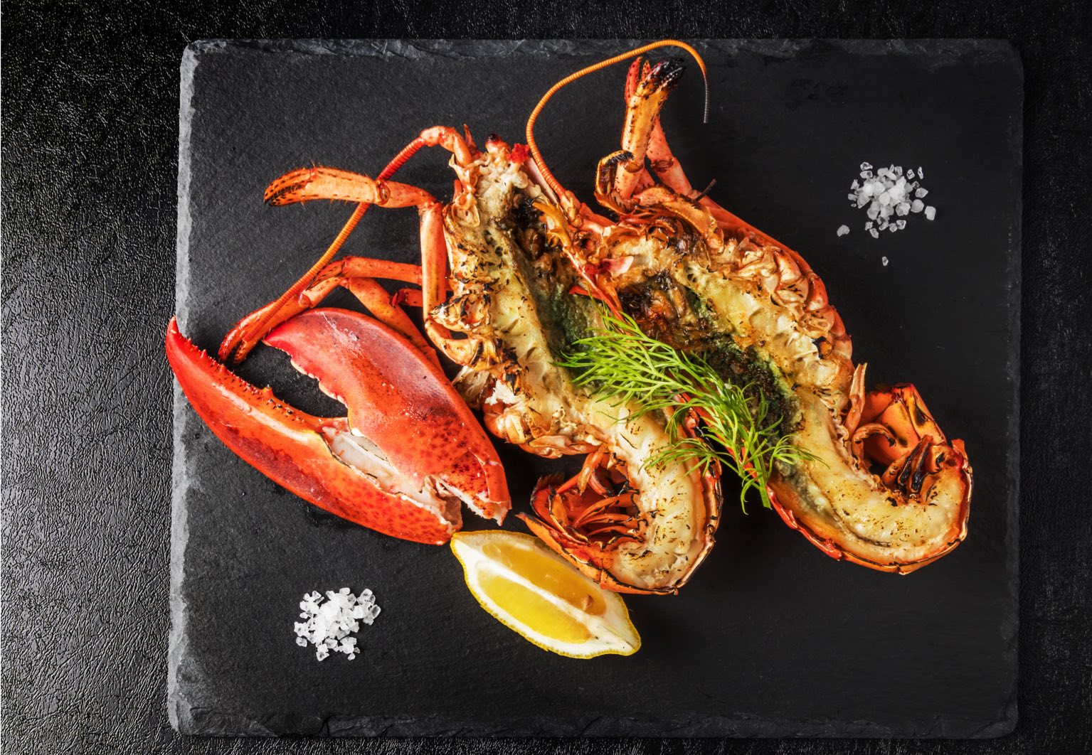 Plat de homard du canada