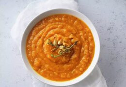 Butternusskürbis, Bier und Ahornsuppe