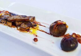 Vijgen gevuld met foie gras