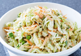 Receta de ensalada de col al estilo de Quebec