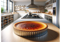 Recette de la tarte au sucre à la crème brûlée