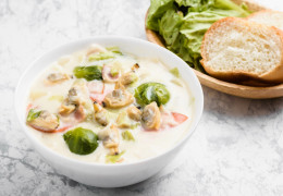 Receta de sopa de almejas