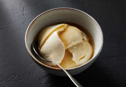 Receta de helado de jarabe de arce