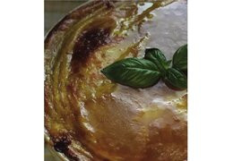 Pastel de pastor vegetariano con arce
