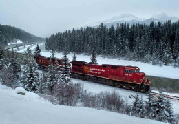 La historia de la construcción del ferrocarril canadiense.