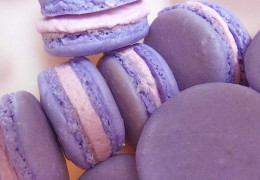 Receta de macarrones de lavanda y arándanos silvestres