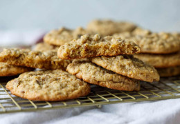 Receta de galletas de mantequilla con sirope de arce y nueces