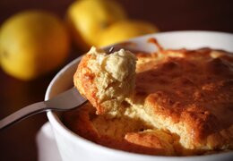 Soufflé de queso y arce
