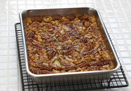 Receta de pastel de nueces y arce canadiense